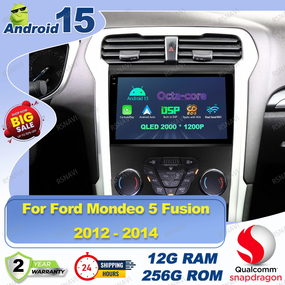أندرويد 15 راديو السيارة لفورد مونديو 5 فيوجن 2012 2013 2014 W213 قطع غيار داخلية مرسيدس W211 أوبل أسترا H بولو 6r #1