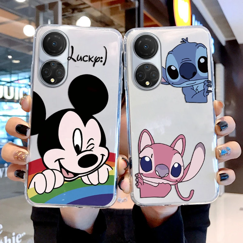 Mouse Minnie Mickey Cute Cartoon for Honor X7 Phone Case Silicone Back Funda Cover Transparent Clear Lucky Duck Donald Stitch