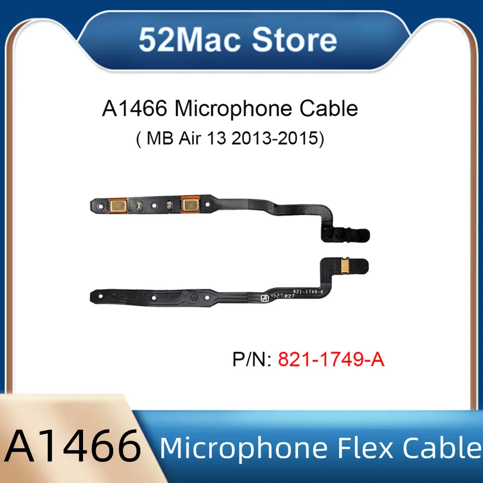 New Original A1466 Mic Microphone Flex Cable 821-1749-A for Macbook Air 13.3