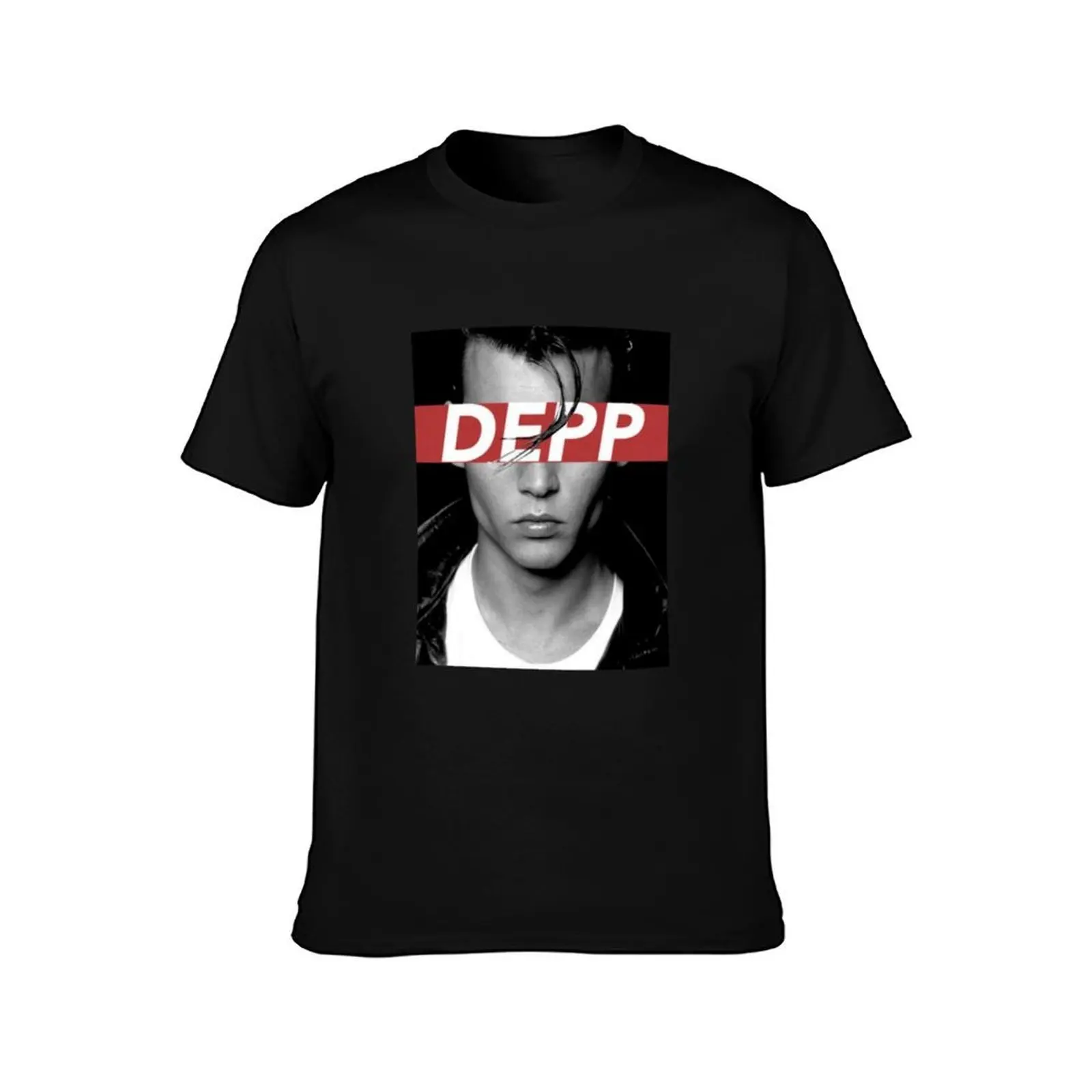 DEPP T-Shirt, Summer Casual Cotton Tee, Oversized Streetwear Tops, Vintage Graphic Print, Loose Fit Short Sleeve, 100% Cotton