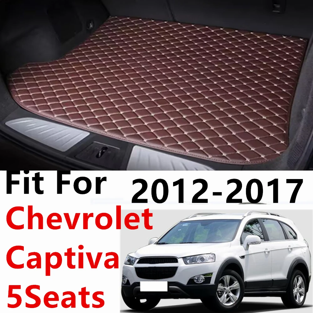 Maßgeschneiderte hintere Kofferraumabdeckung für Chevrolet Captiva 5 Sitze 2017 2016 2015 2014-2012, Kofferraummatte, Heckklappen-Zubehör