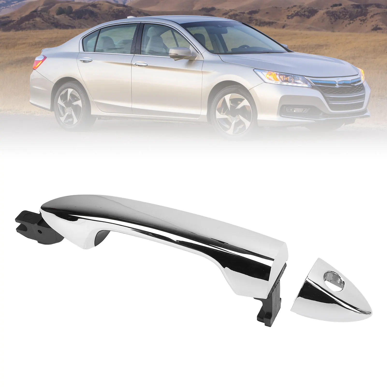 

Exterior Chrome Door Handle Front Driver Side 72184T2AA01 Outside Door Handle for Accord 2013-2017