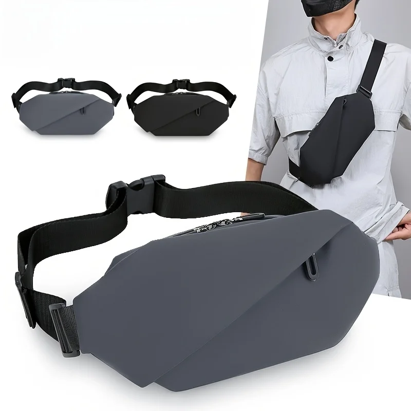 One single-shoulder cross-body bag for men and women, a chest bag, an outdoor travel bag