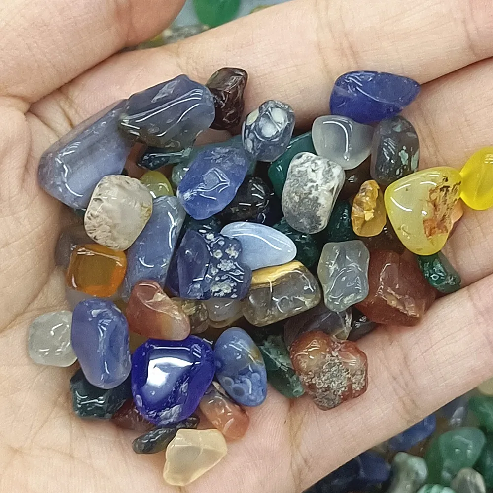 Natural Stones Gravel Crystals Chip Quartz Ore Minerals Reiki Healing Tumbled Agates Specimen Gemstones Home Aquarium Decoration