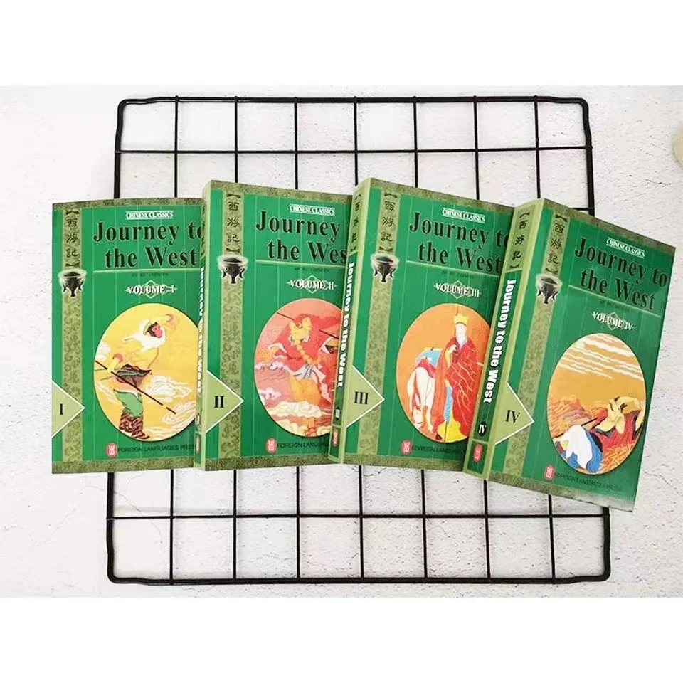 

4 Volumes English Version Journey To The West 1-4 Wu Chengen Four Great Classical Chinese Classical Books Popular Science Books