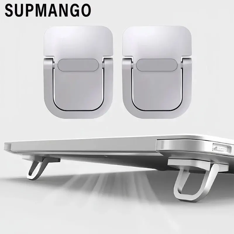 Supporto per Laptop per supporto per tastiera per Computer Mini gambe portatili supporti per Laptop per Macbook supporto in alluminio per Notebook