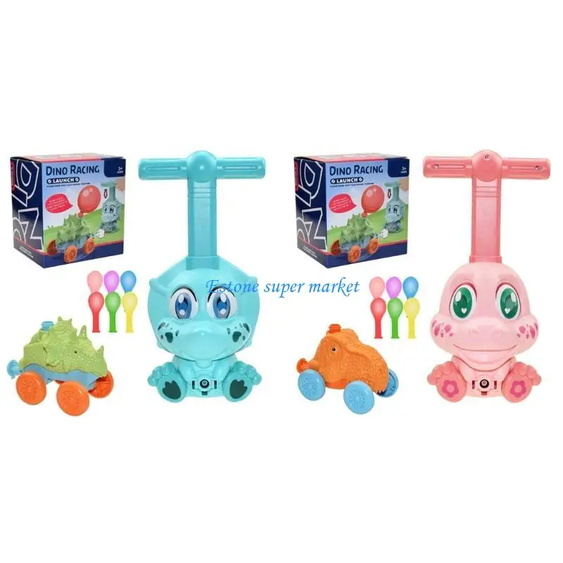 090B Power Balloon Launchers Ballonaangedreven autopomp voor auto's Racer voor creatief voertuig Speelgoedpuzzel Leuk speelgoed