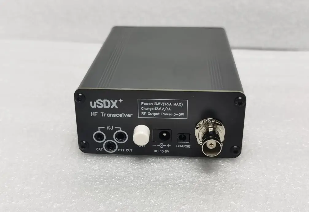 Original Upgraded 3-5W USDX+ SDR Transceiver All Mode 8 Band HF Ham Radio QRP CW Transceiver 80M/60M/40M/30M/20M/17M/15M/10M