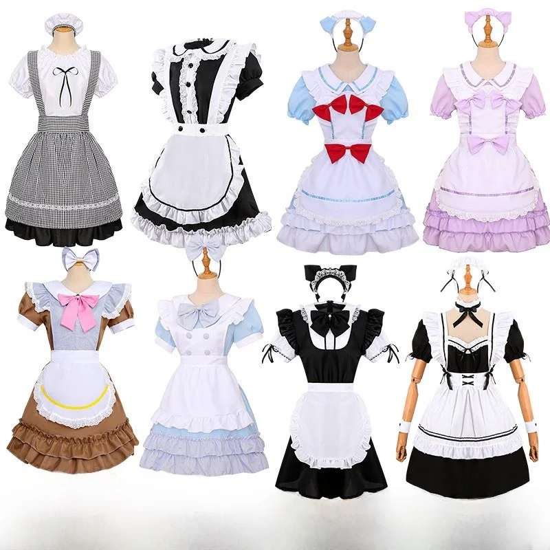 

loween Maid Costume plus Size Maids orm plus Size Women's Outfit Festival Theme Par Wear Traditional Chinese Sle