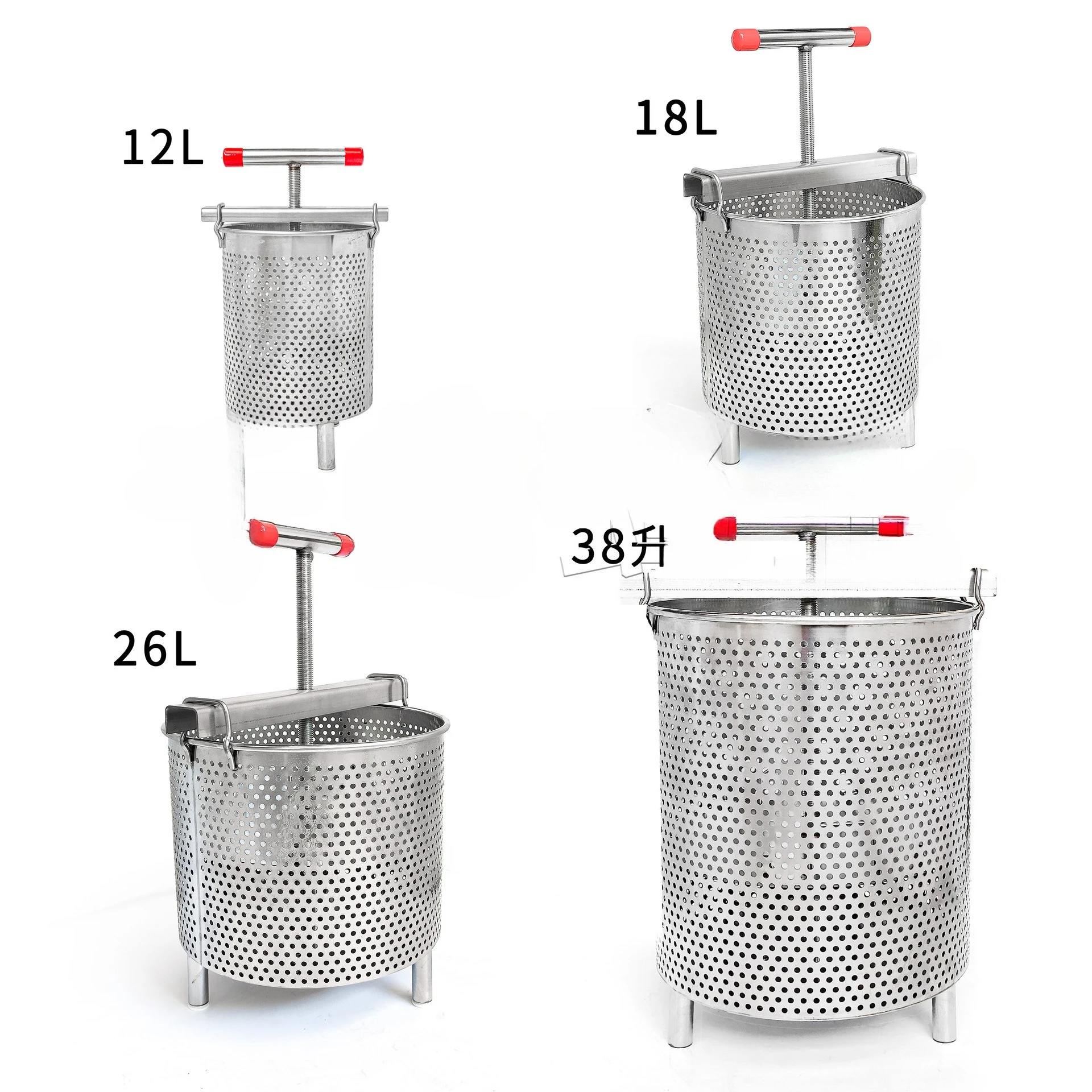 Cold Brewing Press Dry Soft Yogurt Filter Press, Stainless Steel Spring Plate Press, Honey Press