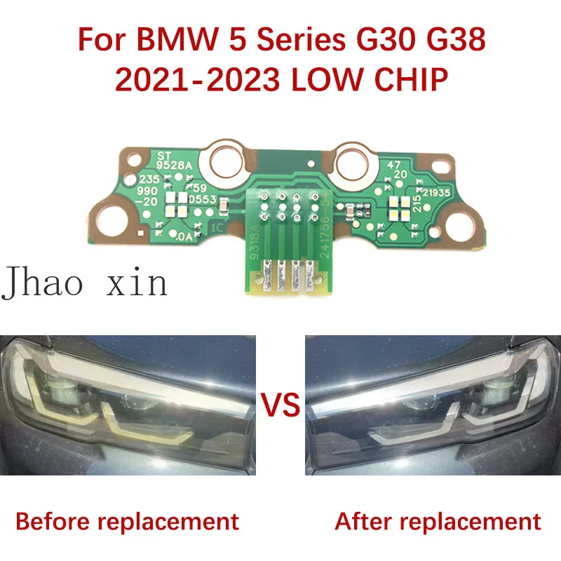 

Белый свет для BMW 5 серии G30 G38, чип Angel Eye, 2021-2023, модуль балласта для платы управления DRL фар, низкое напряжение