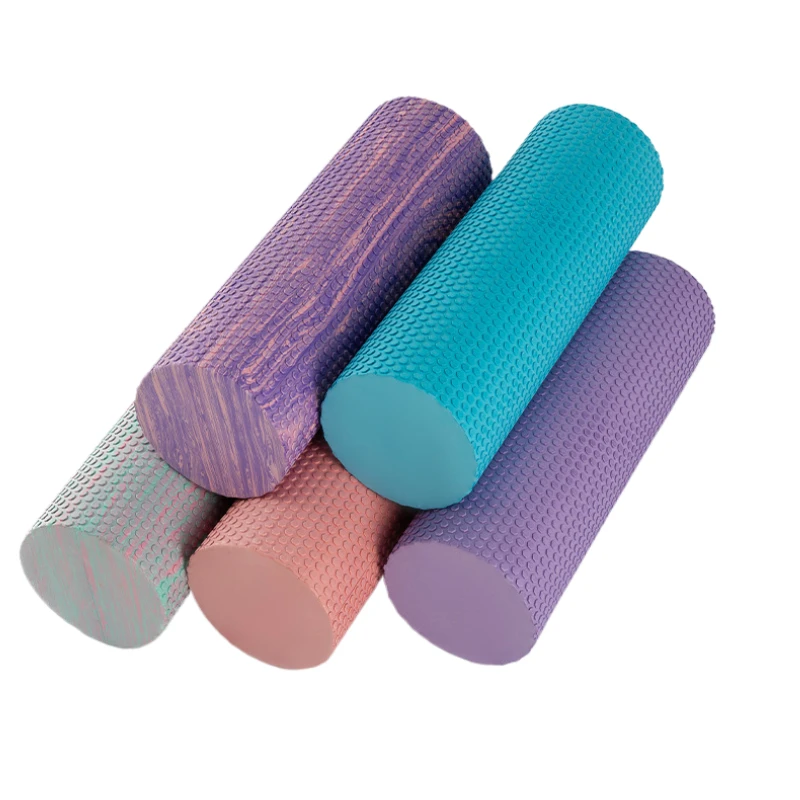 30/45/60cm Eva Foam Roller Yoga Column Pilates Massage Roller Muscle Tissue Yoga Block Home Fitness Gym Sport Equipment