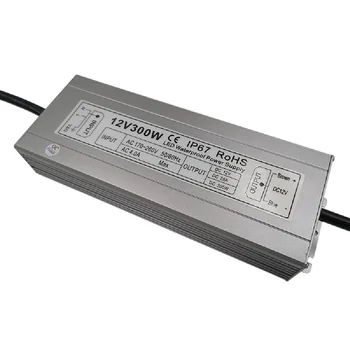 2pcs AC220V 110V to DC 12V/24V 100W 300W 200W IP67 Underwater LED Driver Transformer Power Supply Adapter for swimming pool