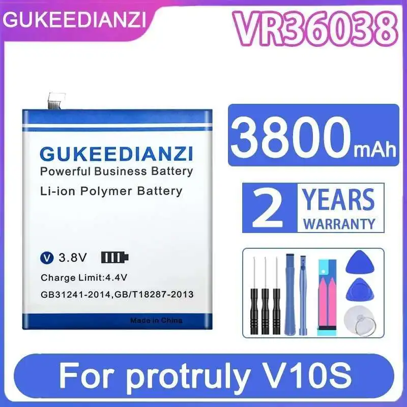 

Long-Lasting VR36038 3800Mah For Protruly V10S Reliable Power Mobile Phone Battery