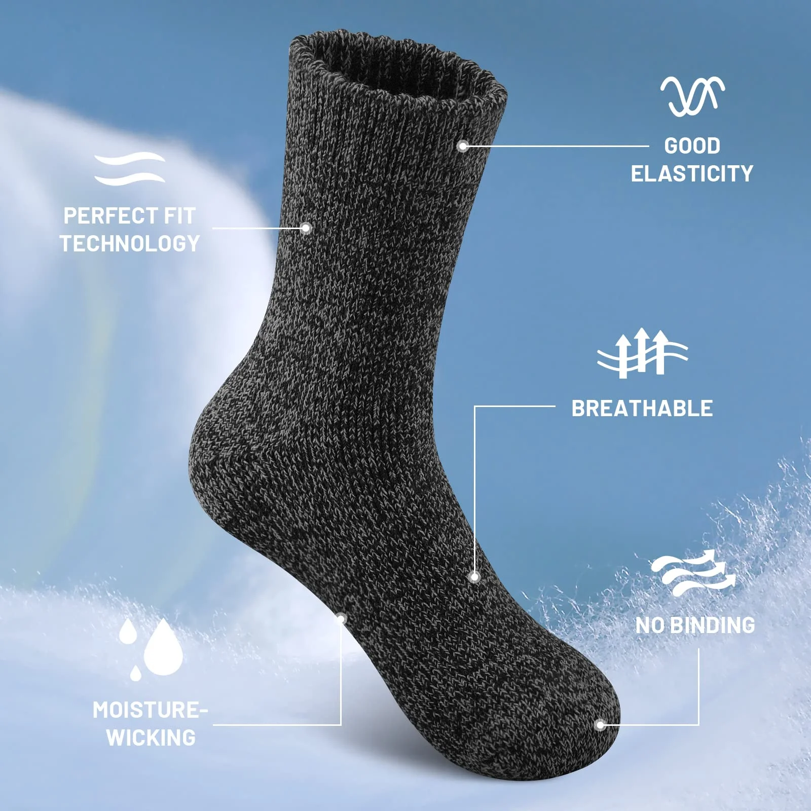 Thumbnail 4 - #70 Top Thermal Winter Socks Picks for Every Budget