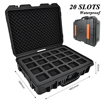20 Slots Withdrawals Waterproof Plastic Watch Case Minimalist Watch Storage Box Watch Anti-drop Watch Protective Case