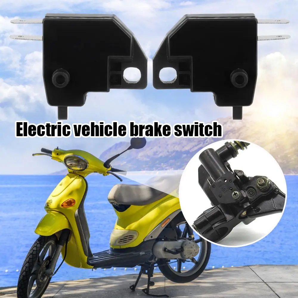 Right/Left Motorcycle Switch Front Brake Stop Switch Press Button Disc Brakehandlebar Control Universal Brake Stop Spare Parts