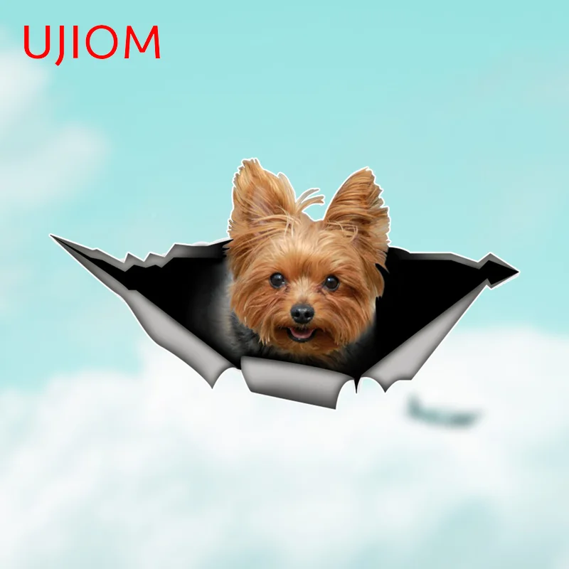 UJIOM Adorable Dog Clipart Wall Sticker Cartoon Occlusion Scratch Decal Personality Bedroom Windshield Furniture Stickers