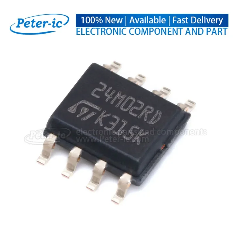 (2pcs) M24M02-DRMN6TP 24M02RD SOIC-8 1.8V~5.5V 2Mbit I2C Interface EEPROM SOP8 Available Peter-ic