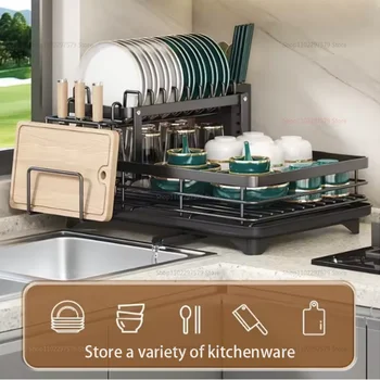 Double-Layer Kitchen Storage Rack 1
