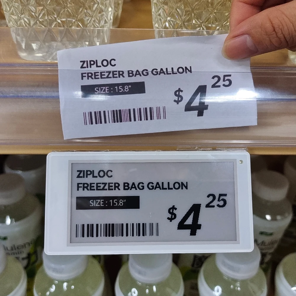 Label Harga Digital Tinta E Supermarket Label Rak Elektronik Kit Demo Epaper Sistem Tampilan Esl