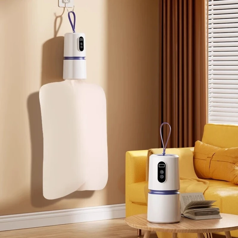 Secadora de Ropa Portátil Plegable con Temporizador, Deshumidificador Térmico Silencioso, Retardante de Llama, Chip IA, Máquina para Ropa de Bebé para el Hogar y Viajes