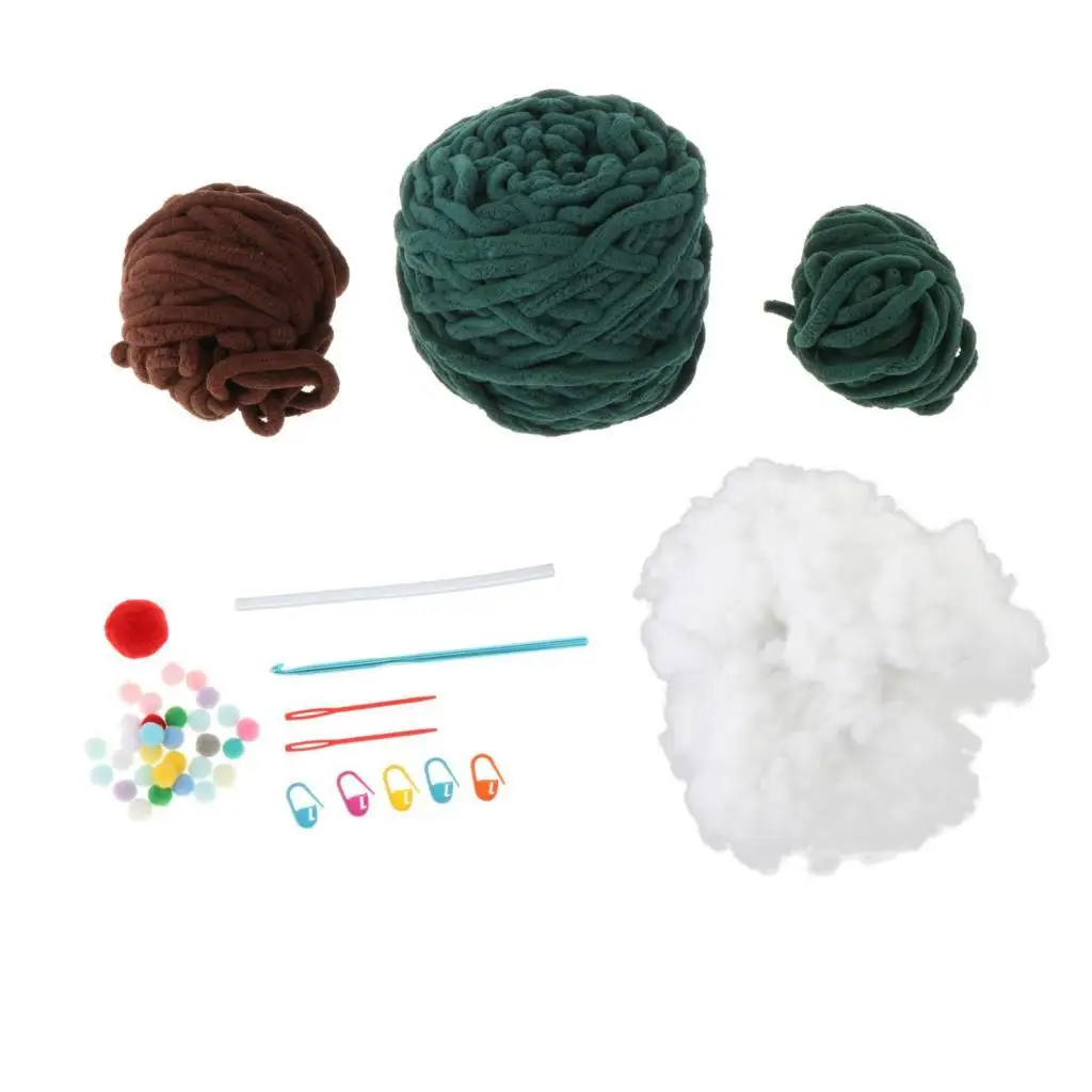 Christmas Tree Crochet Kit Making Kits Ornaments Cute DIY Decorations Crochet