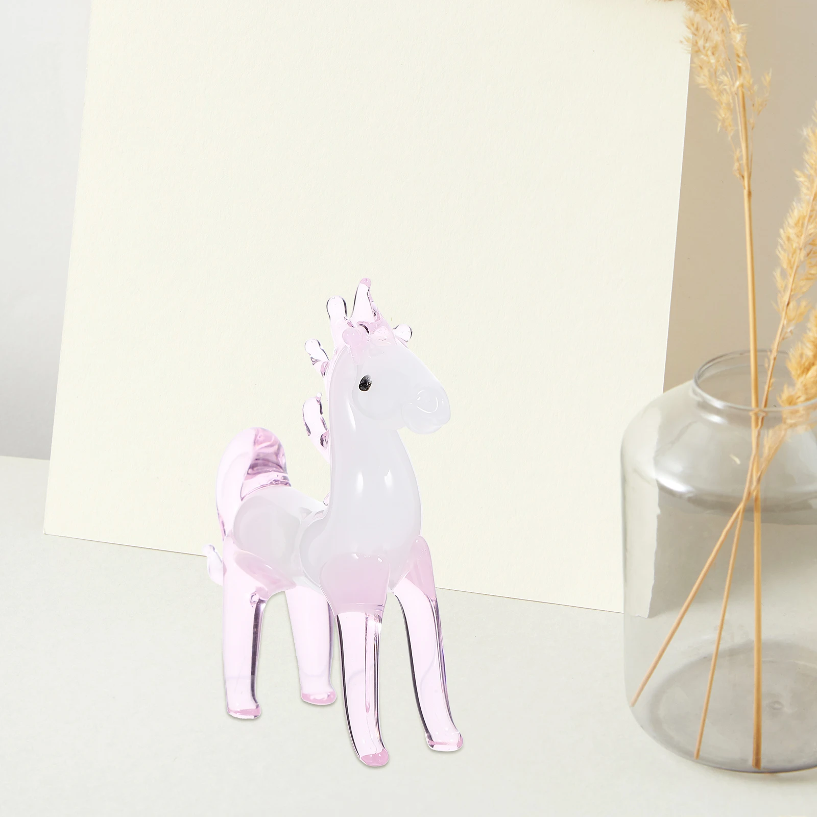 

Crystal Horse Decor Desktop Craft Elegant Home Decoration Zodiac Animal Gift Office Desk Accessories Apartment Decor