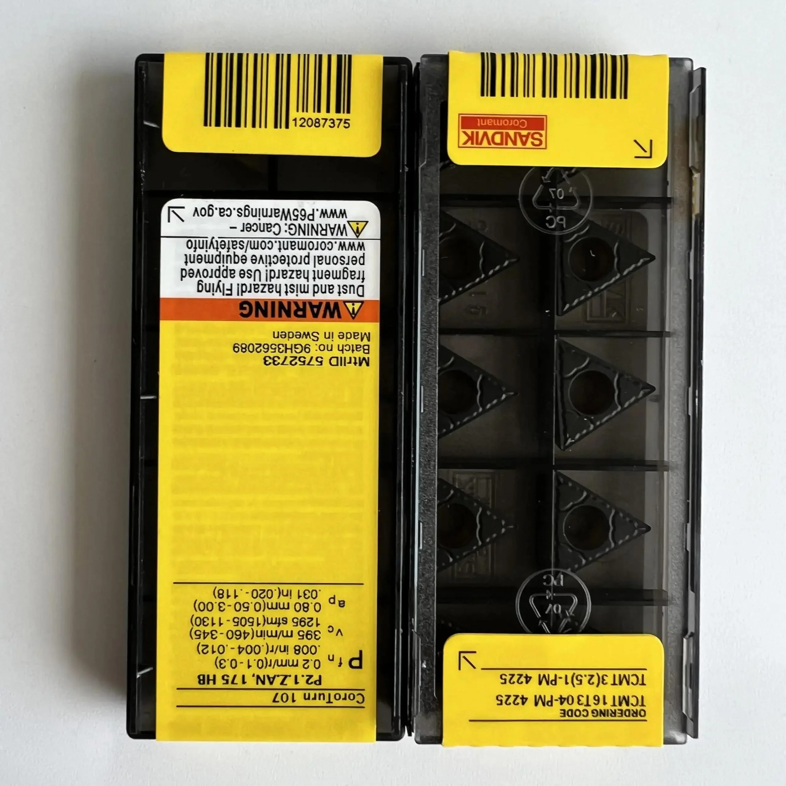 TCMT16T304-PM 4225 /Lâmina de liga 10 PCS