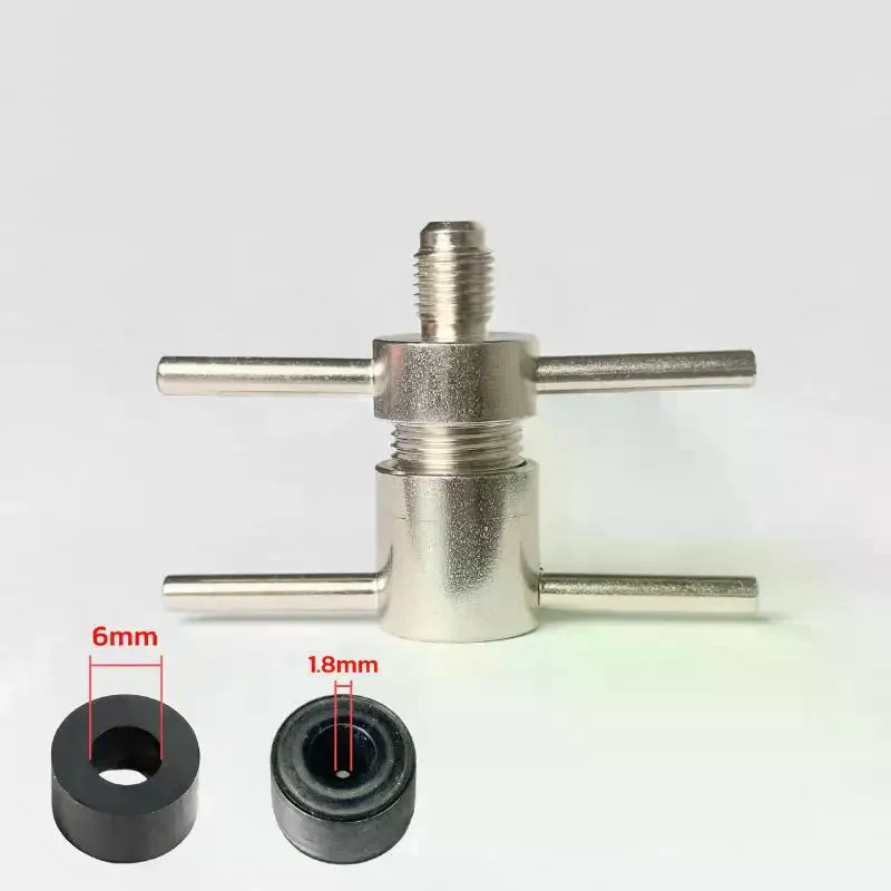 1Set 6mm Refrigeration Flushing Nozzle, 1/4