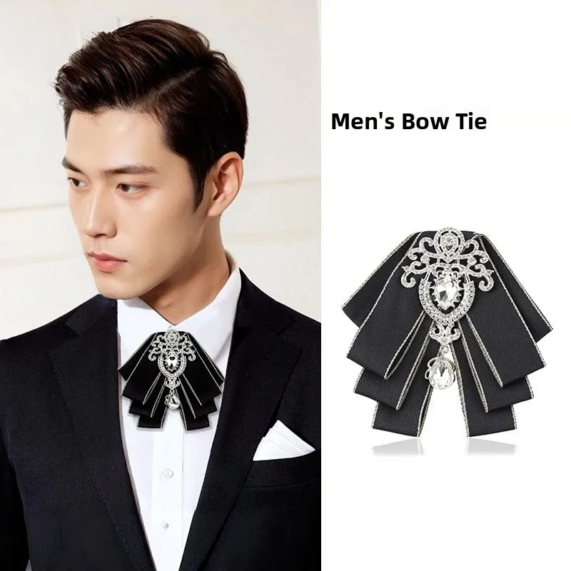 avata-borboleta-masculina-estilo-britanico-cor-pura-com-diamantes-para-casamento-e-negocios-acorio-de-moda-e