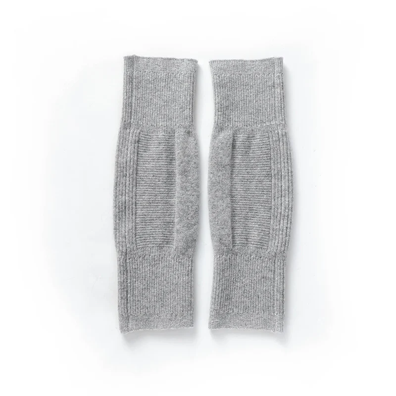 35 سنتيمتر الموسعة 100% الكشمير منصات الركبة الخريف الشتاء سميكة المرأة حماة الركبة الرجال القديمة الباردة الساق المشتركة تدفئة