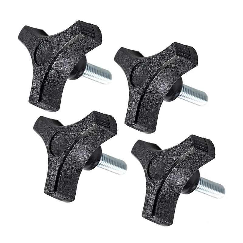 A03F Mower Deck Wing for Nut Knob 3/8-16 x 1-1/4 for Scag Turf Tiger Cheetah Grass Catcher, 4 Pack Lawn Mower Replacement Parts