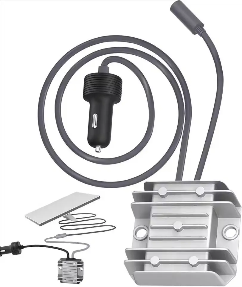 12-V-Netzteil mit Zigarettenanzünder-Stecker für Konverterkabel 12–24 V auf 30 V 3,5 A für DC5,5 x 2,1 Router-Autoladegerät