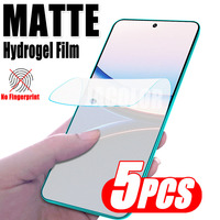 5PCS Matte Hydrogel Film For Xiaomi Poco F7 Ultra F6 F5 Pro Pocca F 7 7Pro 6 5 6Pro 5Pro F7Pro F6Pro Protection Screen Protector