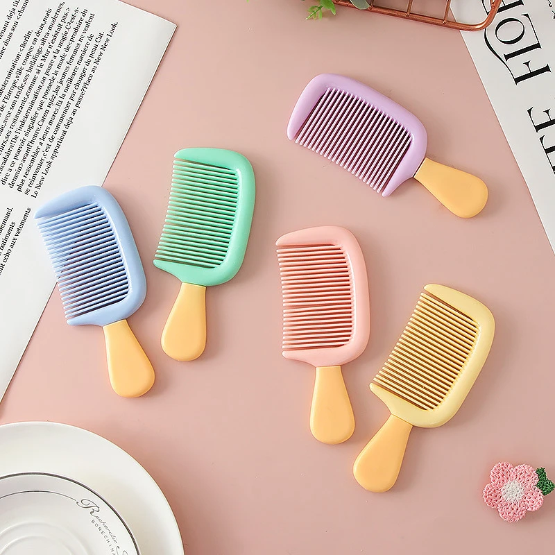 

Mini Cute Comb For Baby Girl Boy Small Cartoon Colorful Portable Thickened Durable Hair Brushes Little Girl Kid Hair Accessories