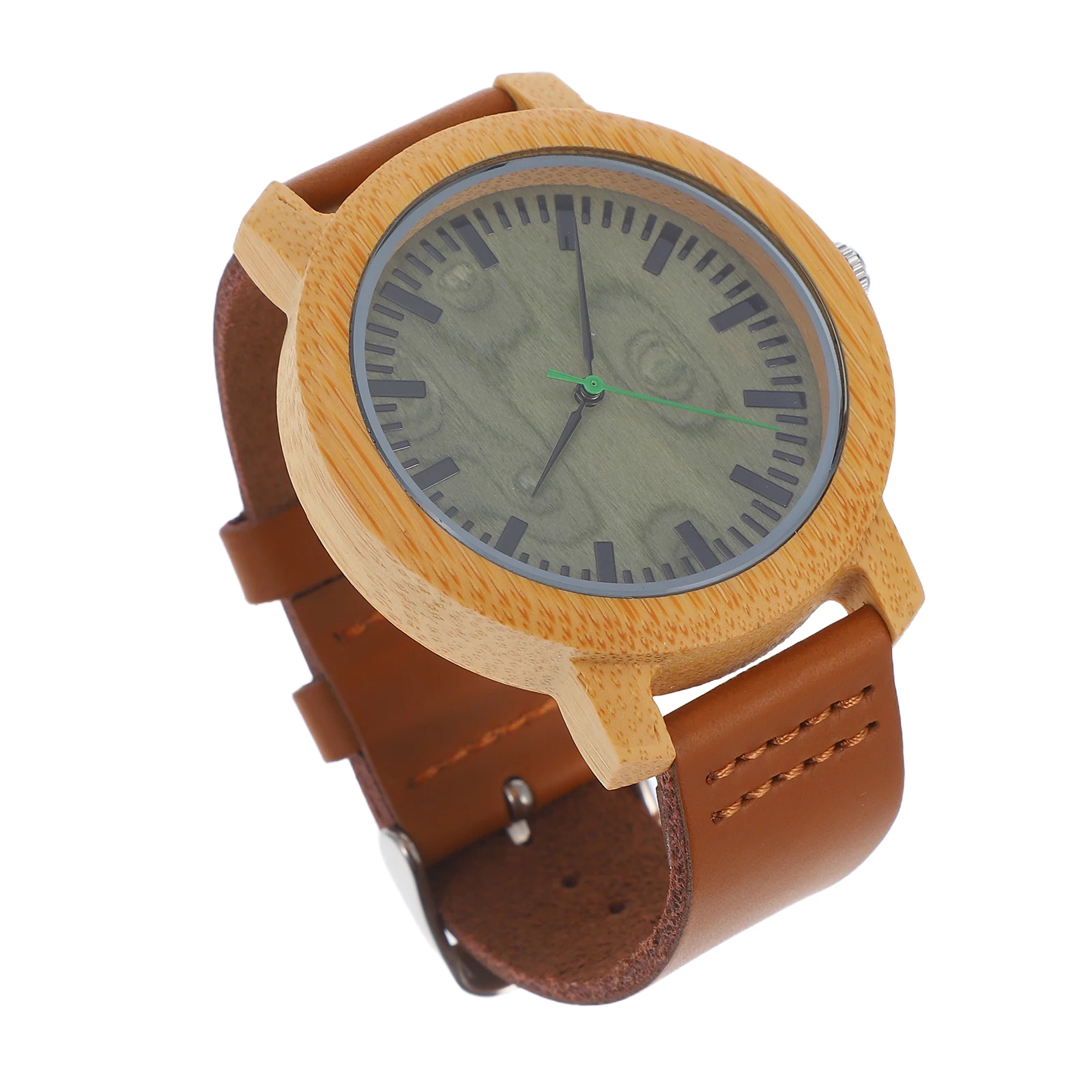 

Quartz Watch Everyday Outdoor Brown Analog Wristwatch for Men Watches Man Mechanical