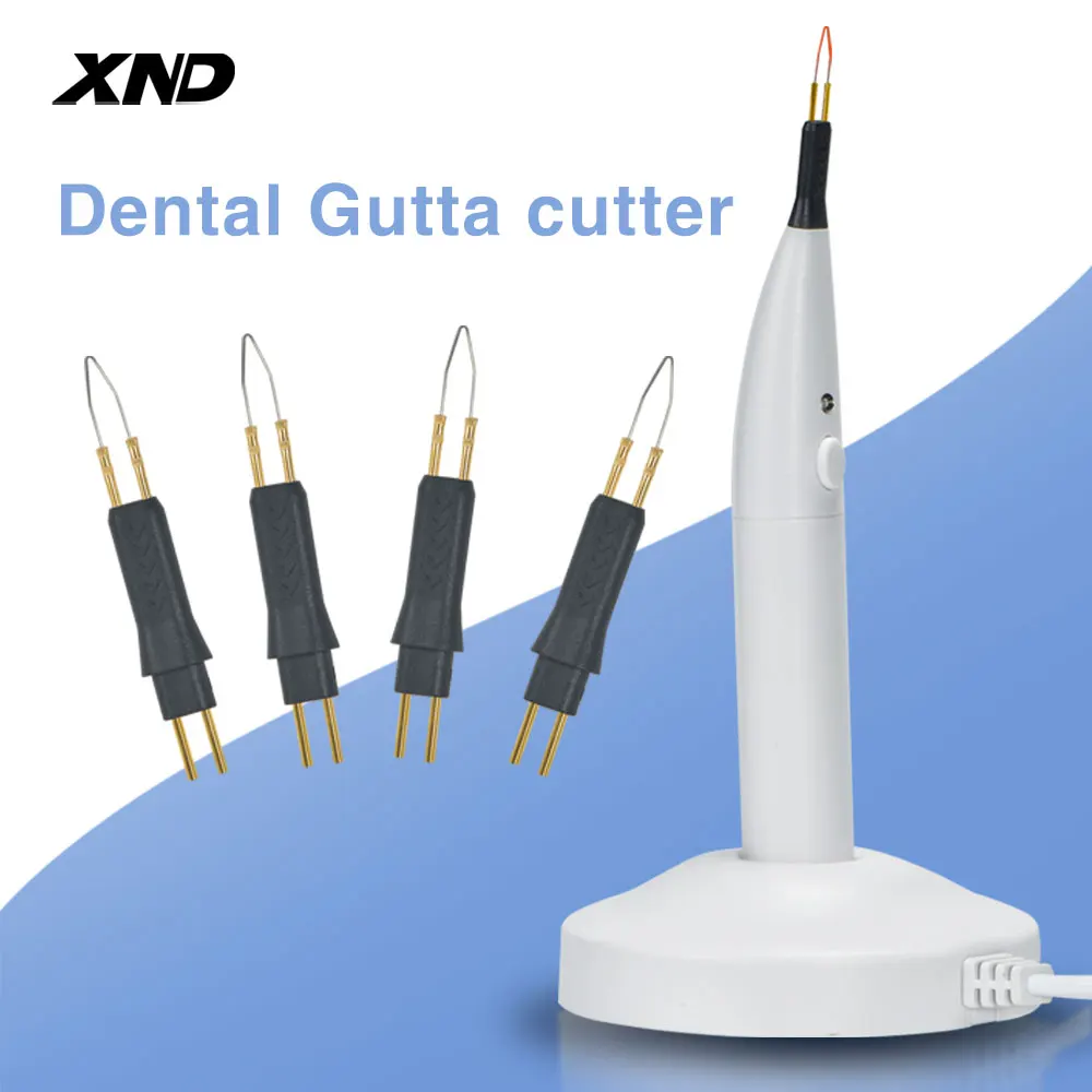 XND-cortador de dientes y encías Dental, 4 puntas, gutapercha de corte, toma de carga inalámbrica, sistema de calefacción, herramientas de dentista,