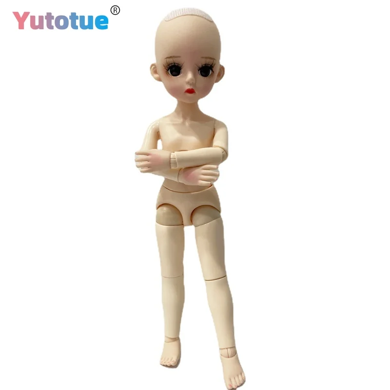 

YUTOTUE телесная кукла BJD в масштабе 1/6, 30 см, подвижные суставы, тело с макияжем лица, реалистичные игрушки