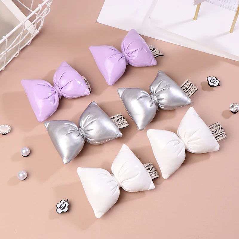 1Set Multiple Colors Bow Shoe Accessories Fashion Elegant Shoe Charms For All-match Vintage Shoe Buckle Decorations Cute Bowtie