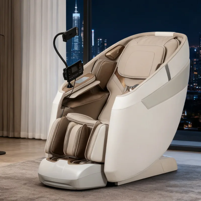 

Music SL Rail Thai Stretch 2026 Lounge Heated Luxury Shiatsu 4d Electric zero Gravity Massage Chair Full Body