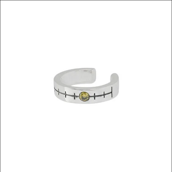Japanese Cartoon Spell Return to Battle with Qihai Jianren Impression Ring High Popular Anime Fan Ring Cartoon OL