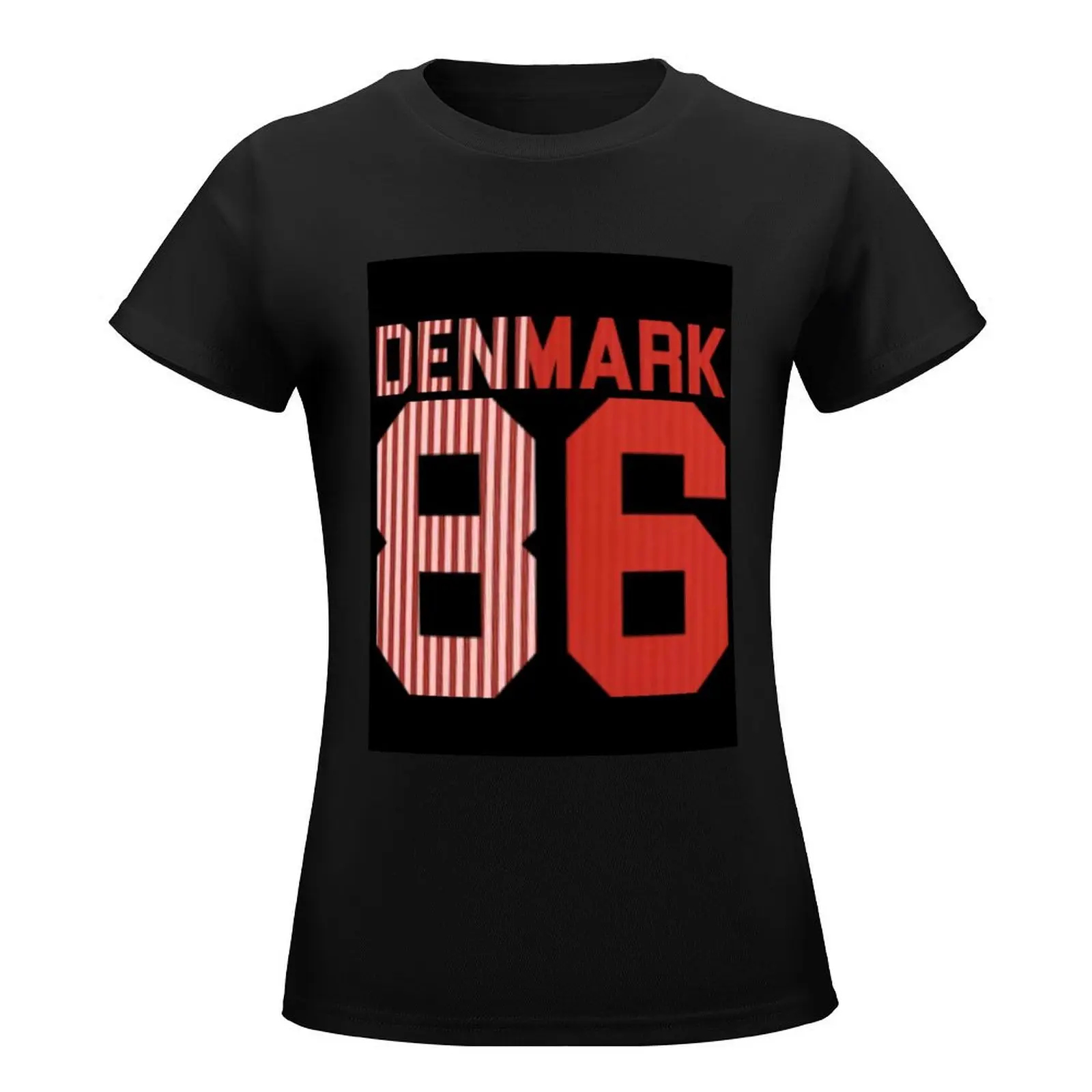 Denmark 1986 - what a superb team T-Shirt oversized vintage customizeds t-shirts for Women loose fit