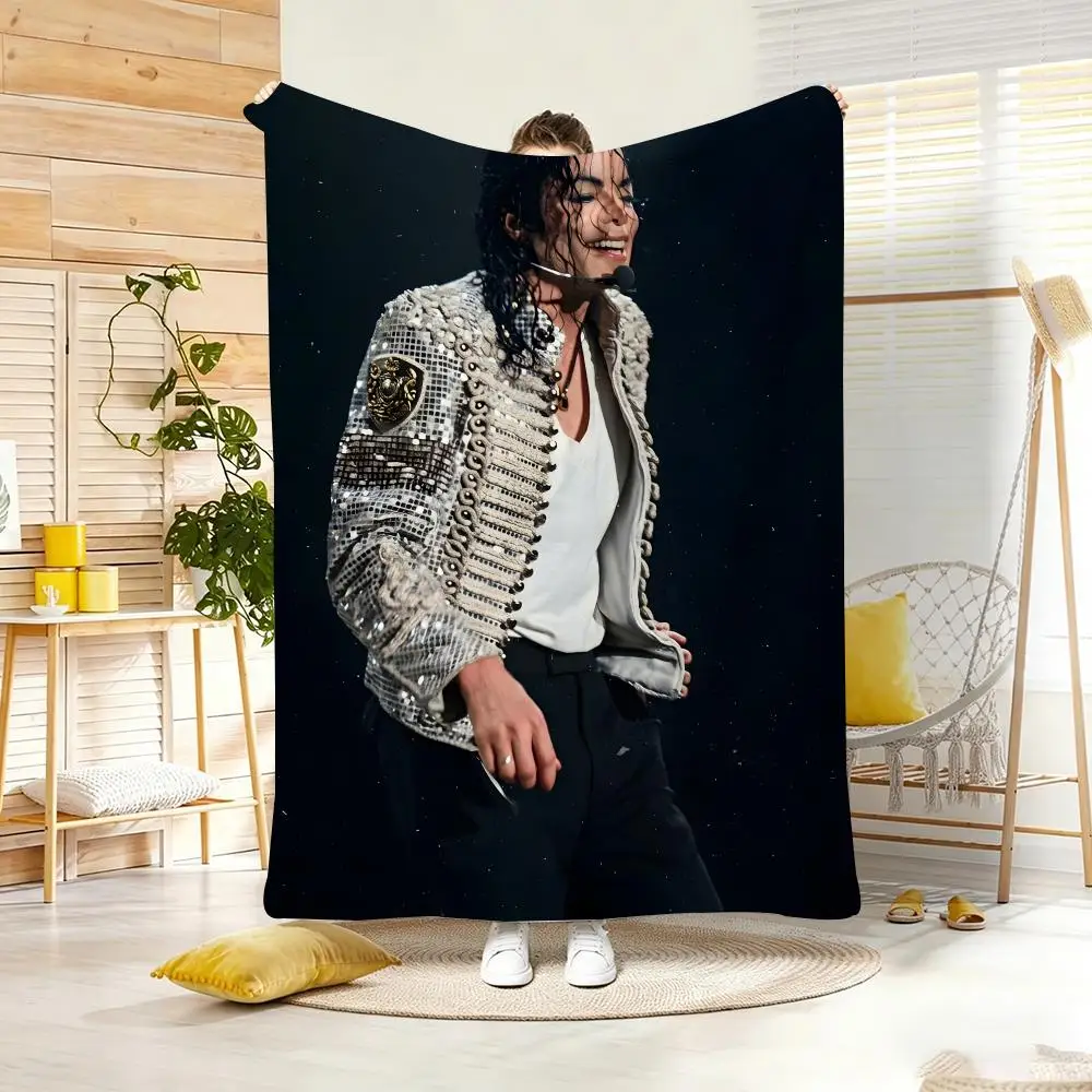 KPop M-Michael Jackson leichte 240g Flanelldecke, weich, hautfreundlich für die Sommerkühlung – Detail 4