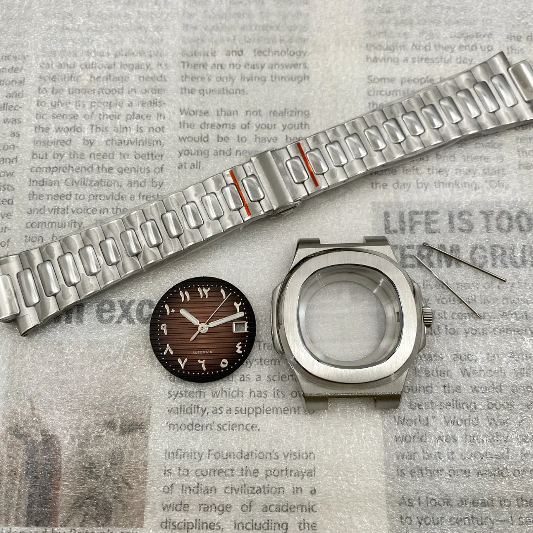 NH35 Arabic numeral dial 41mm case strap with Middle Eastern dial watch accessories suitable for NH35/36 movement sapphire glass