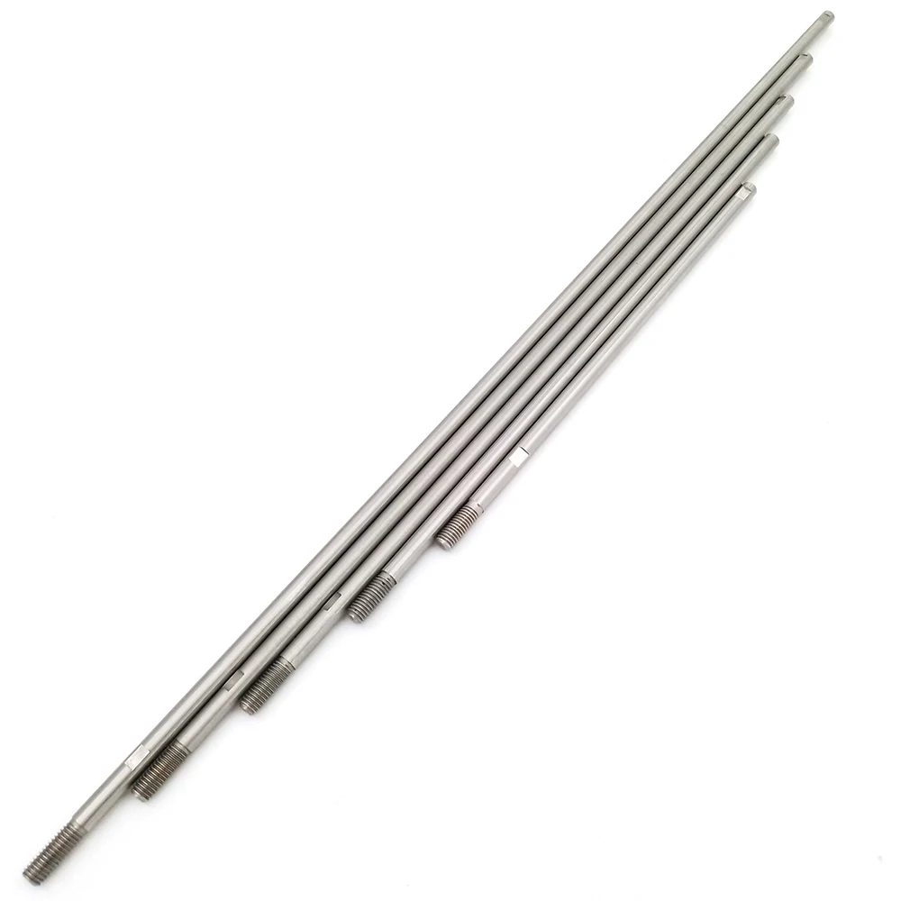 RC Boat Shaft 5mm 15cm-35cm Stainless Steel Straight Shaft for RC Boat Fishing Bait Tug Marine Toy Boat Models DIY Parts