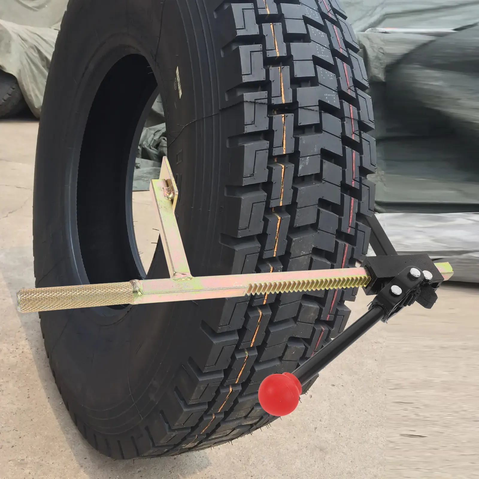 

Heavy Duty Manual Tire Spreader Tool for Truck Car Motorcycle Tire Mounting Removal Repair Lightweight Portable Hand Expander