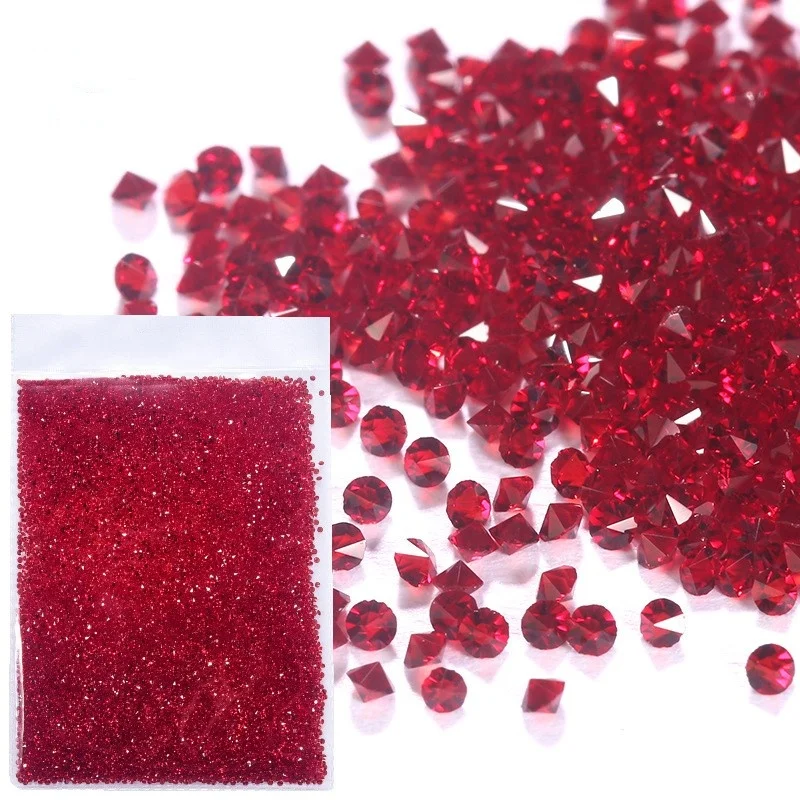 7000 ピース/パックネイルアートポイントバック最小ガラスラインストーン 1.1-1.3 ミリメートルマイクロダイヤモンドマニキュア Diy クラフトミニラインストーン卸売
