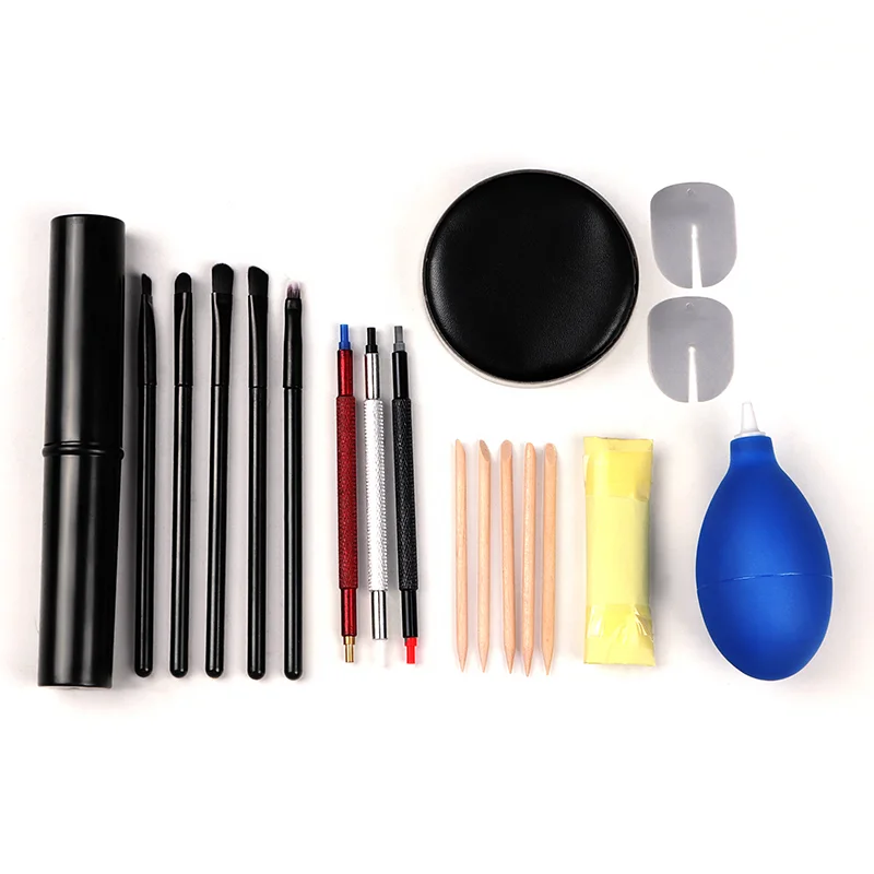 Cleaning Suit Watch Repair Tool Care Kit Wristwatch Parts Cleaner Brush Cushion Pad Watch Dust Air Blower Pump Watch Repair Kits