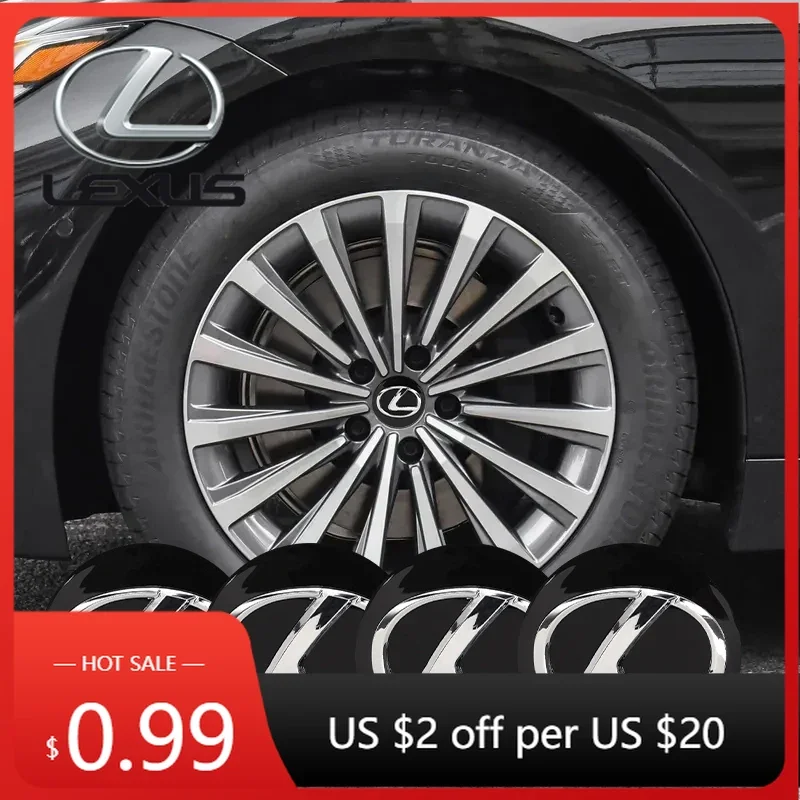 

Interior Stickers For Lexus Ct200h RX330 IS250 ES300h RX350 IS300h ES350 Car Tire Wheel Hub 4Pcs 62mm Car Wheel Center Hub Caps